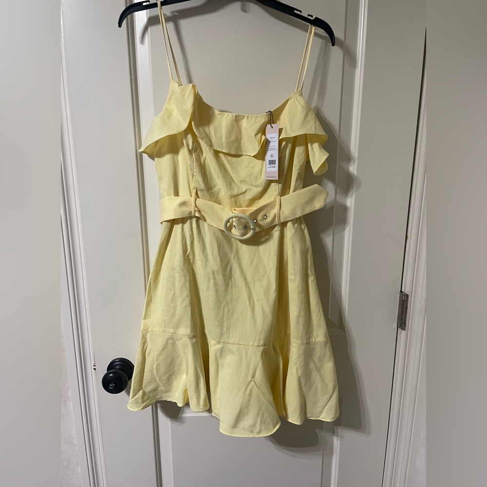 NWT BCBGeneration Yellow Mini Dress